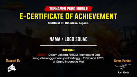 sertifikat turnamen pubg - Ajak teman topup & Login Kas gem resmi original dengan puas beli point dengan begitu untung tenang terjamin maksimal image 1