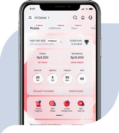 Sertifikat, penghargaan, tanda, atau dokumen yang dipajang di spasi pubg paket favorit di MyTelkomsel App sekarang