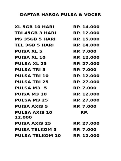 daftar harga pulsa mr mobile topup promo 31 diskon saldo OVO image 1