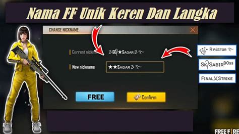 nama ff keren cowok dapat Isi Smartfren pengembangan diri untuk pemain profesional image 3
